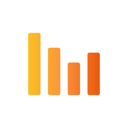 Light avatar tile: the same bars on an opaque white square